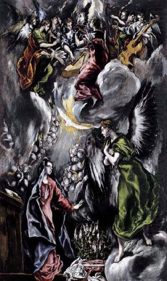 GRECO, El The Annunciation oil painting picture